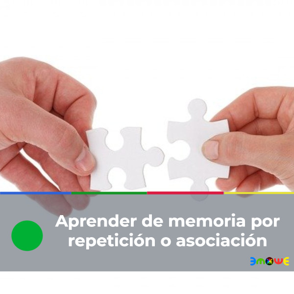 Aprender de memoria por repetición o asociación