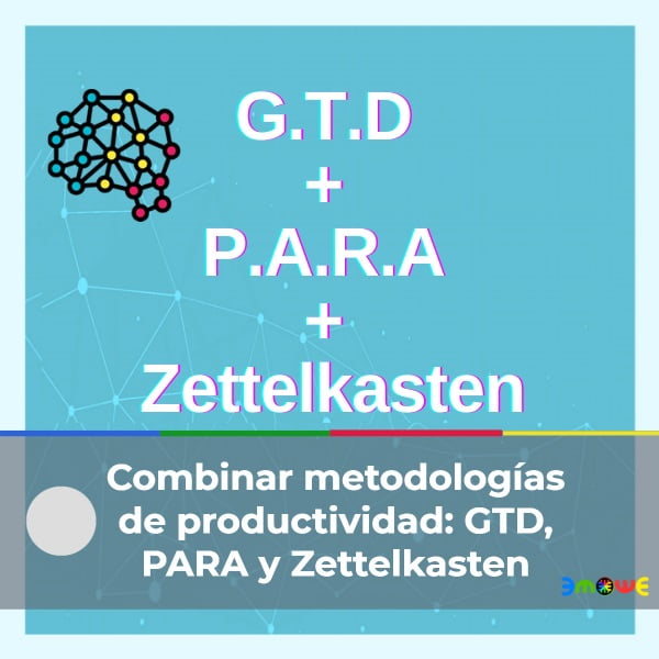 Combinar metodologías de productividad: GTD, PARA y Zettelkasten