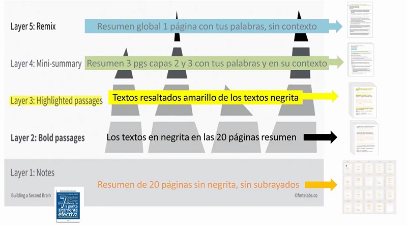 Esquema resumen progresivo del libro “Los 7 hábitos de la gente altamente efectiva”