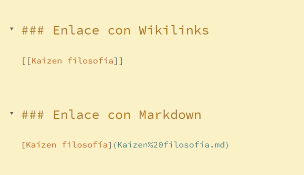 Enlace Wikilinks y enlace Markdown - Mejores editores 2021