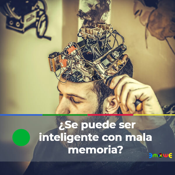 ¿Se puede ser inteligente con mala memoria?