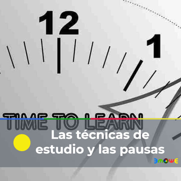 Las técnicas de estudio y las pausas