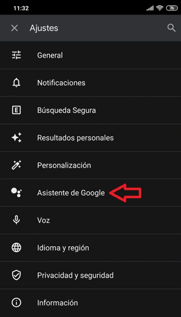 Asistente de Google