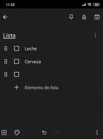 Lista de compras - Tutorial Google Keep 2023 en español