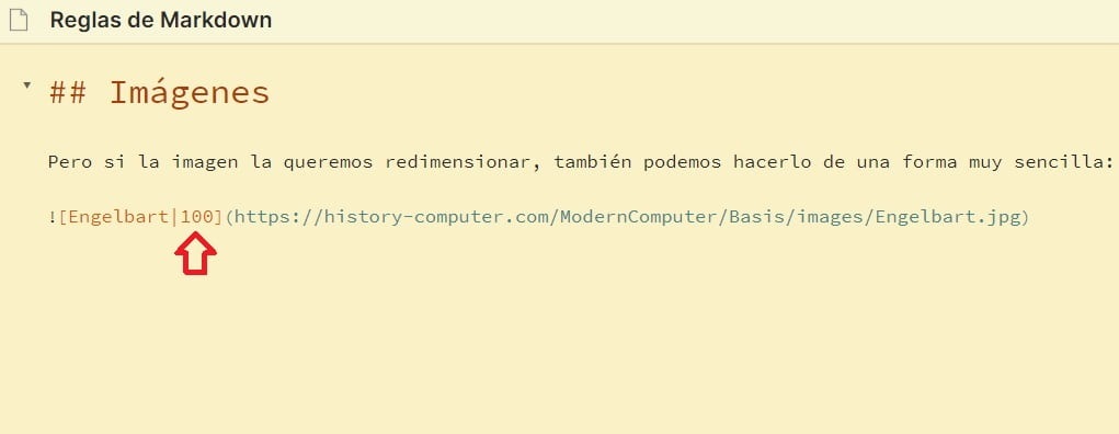 Formato para redimensionar imágenes